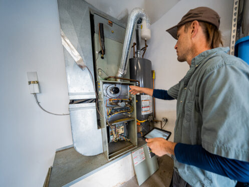 Inspecting furnace